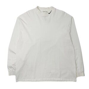 90s Nike Embroidered Logo Long Sleeve Shirt XL